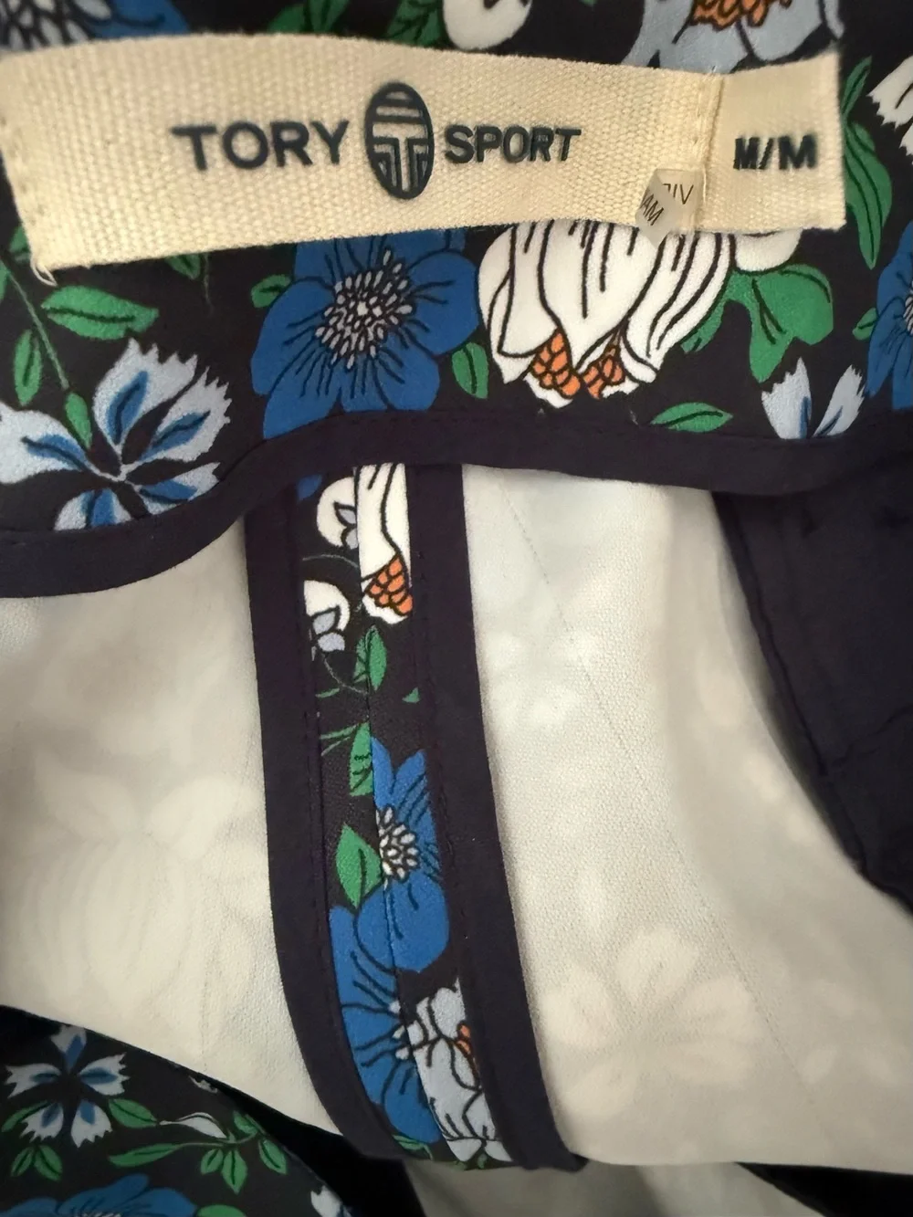Tory Burch Tory Sport Floral Wrap Front Skort Size Medium